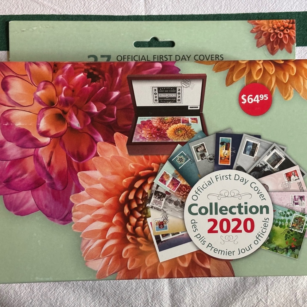 2020 OFFICIAL FIRST DAY COVER (OFDC) Collection of STAMPS NEW IN BOX See PICS